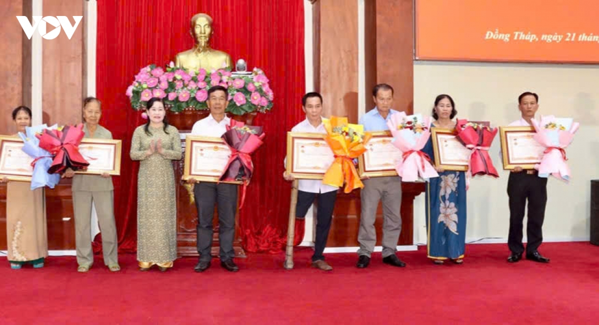 Đồng Tháp truy tặng danh hiệu Bà mẹ Việt Nam anh hùng cho 14 Mẹ