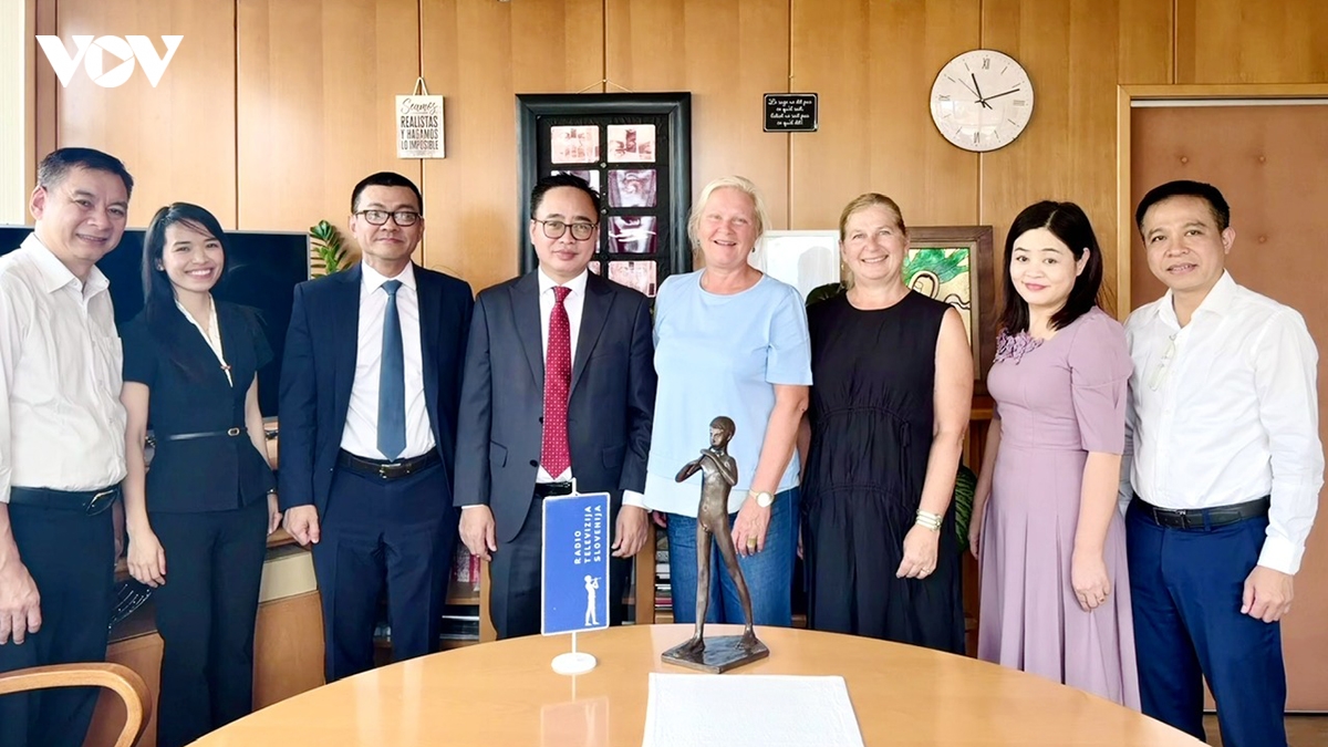 VOV và Đài PT-TH Slovenia thúc đẩy hợp tác truyền thông trong kỷ nguyên số
