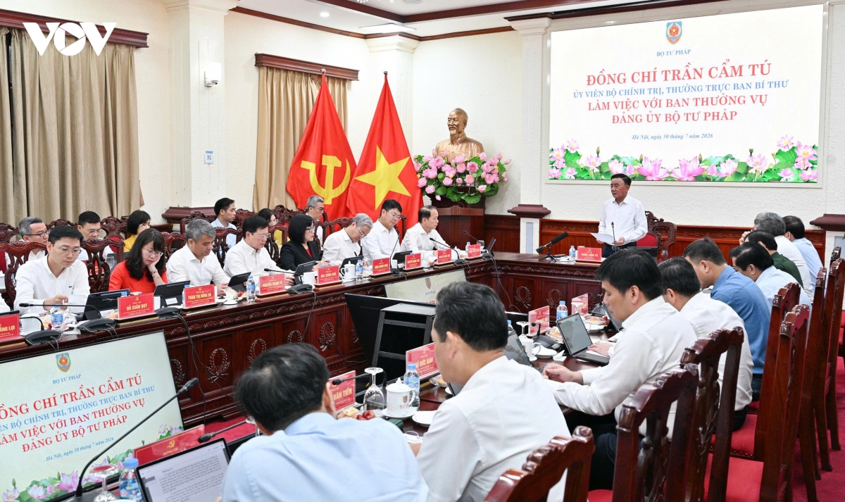 bo tu phap tap trung nguon luc tong ra soat van ban quy pham phap luat hinh anh 1