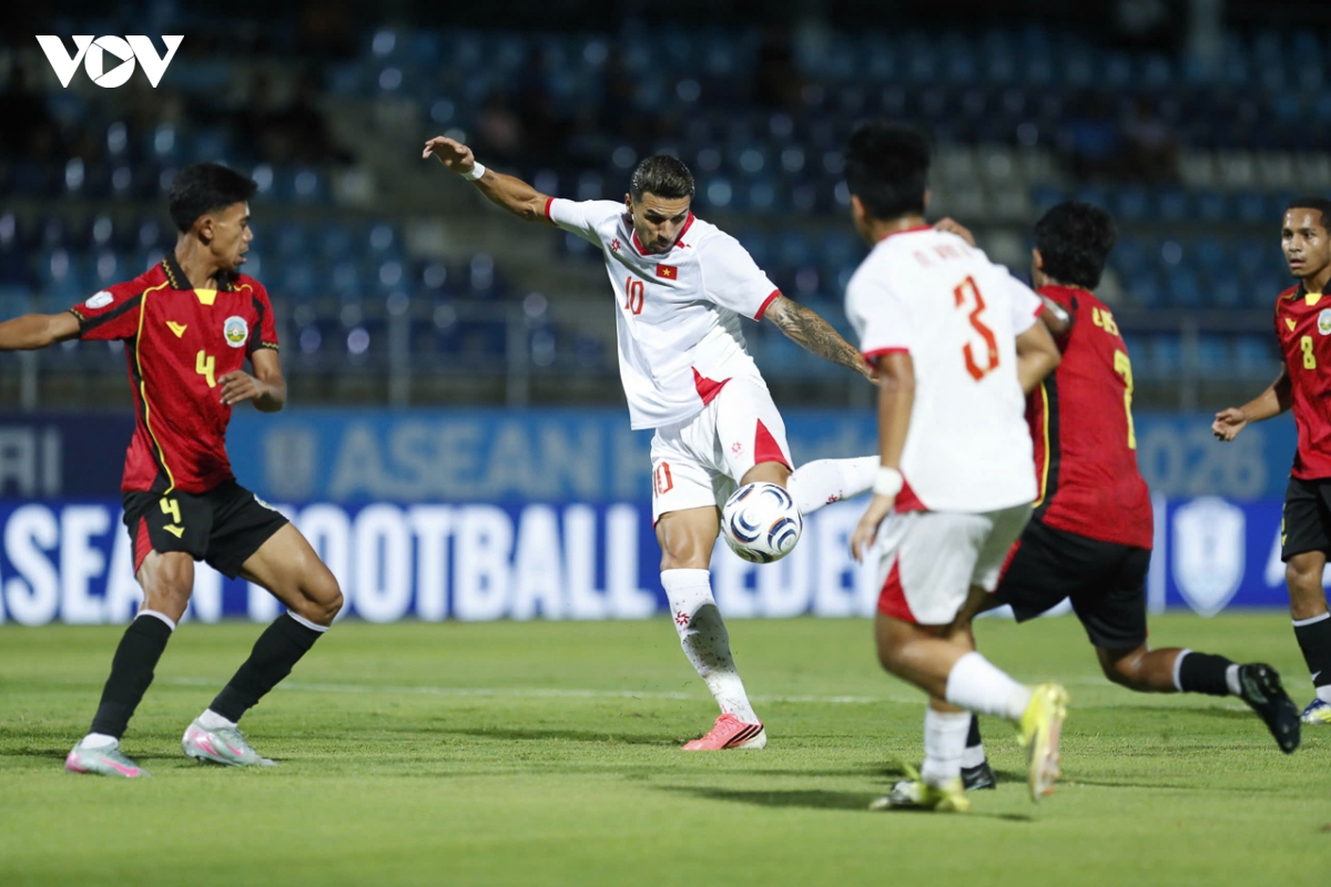 truc tiep timor leste 0-1 viet nam hoang hen ghi ban mo ti so hinh anh 1