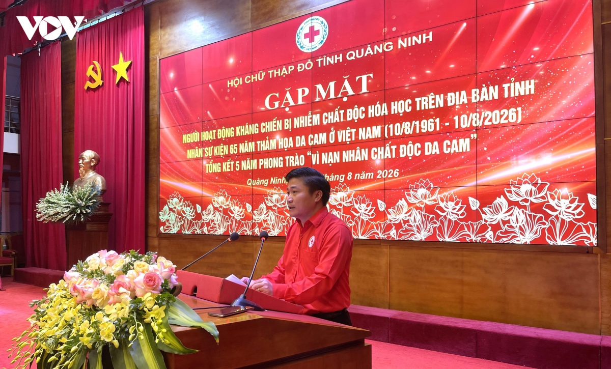 quang ninh tri an nguoi hoat dong khang chien bi nhiem chat doc hoa hoc hinh anh 1