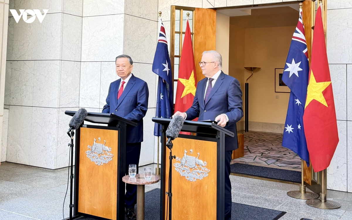 tong bi thu, chu tich nuoc to lam va thu tuong australia thong bao ket qua hoi dam hinh anh 2