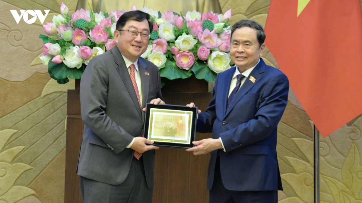chu tich quoc hoi tiep Dai su malaysia tai viet nam hinh anh 1