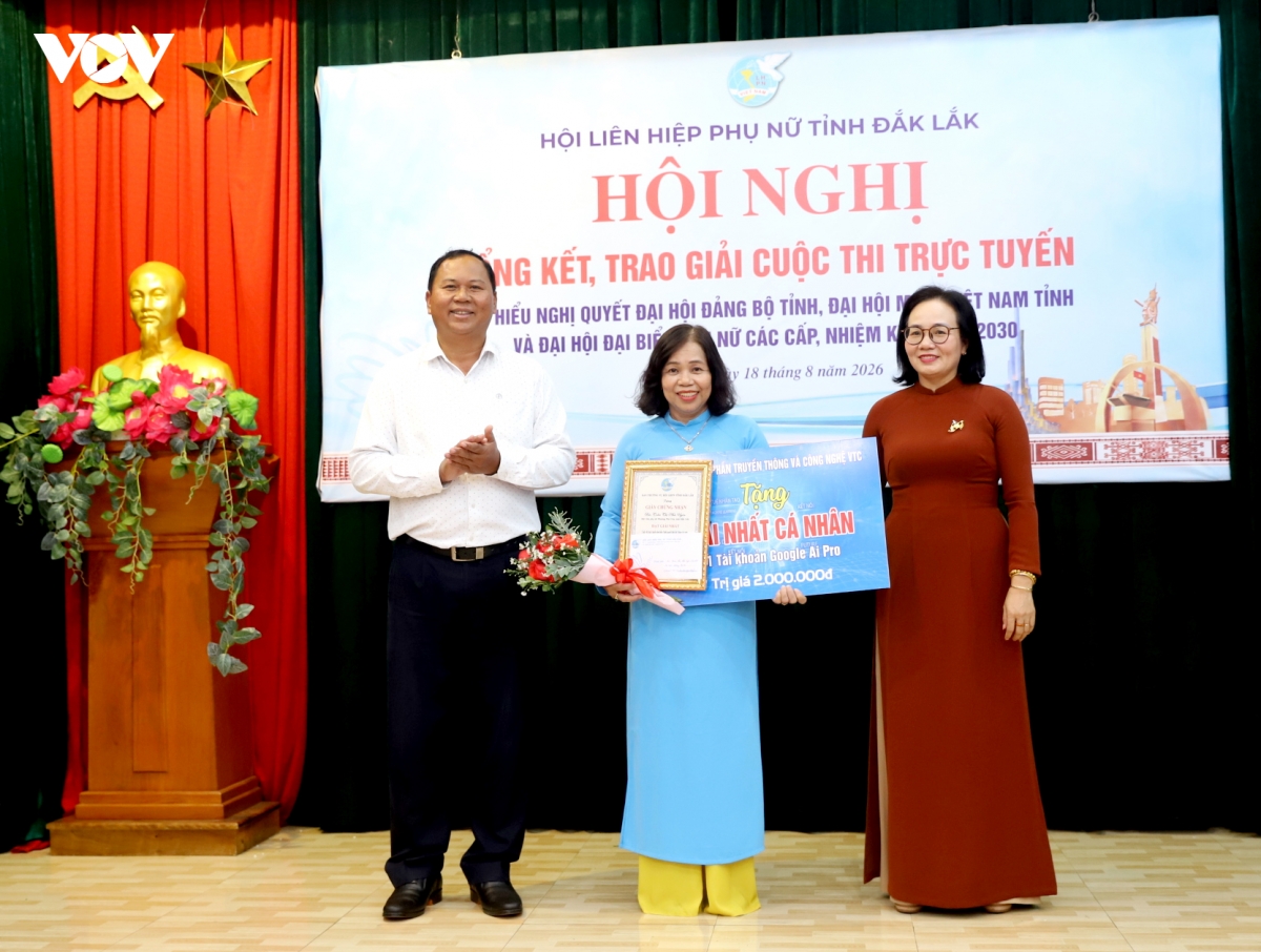 phu nu Dak lak tim hieu nghi quyet qua cuoc thi truc tuyen hinh anh 2