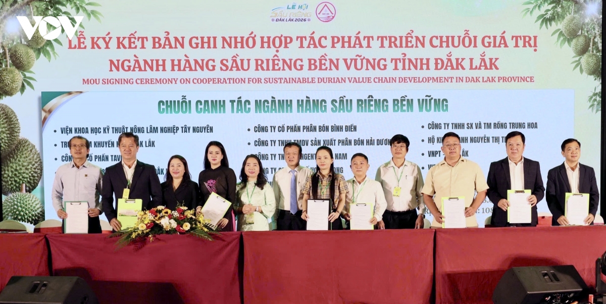 gan 9.000 ty dong cam ket dau tu vao chuoi gia tri sau rieng Dak lak hinh anh 2