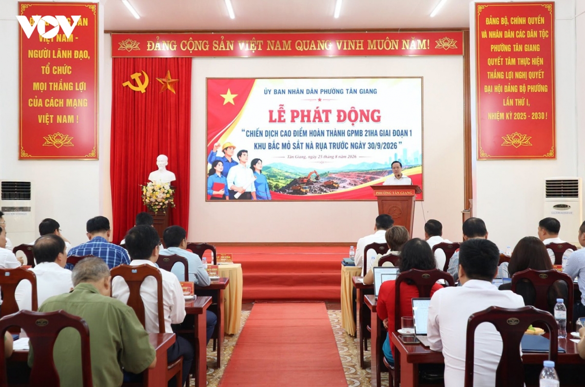 cao bang mo cao diem giai phong mat bang 21ha mo sat na rua hinh anh 1