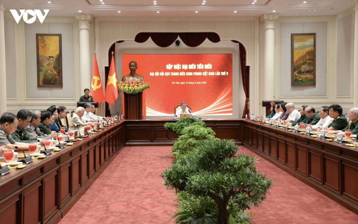 tong bi thu, chu tich nuoc to lam gap mat dai bieu tieu bieu cuu tnxp hinh anh 1