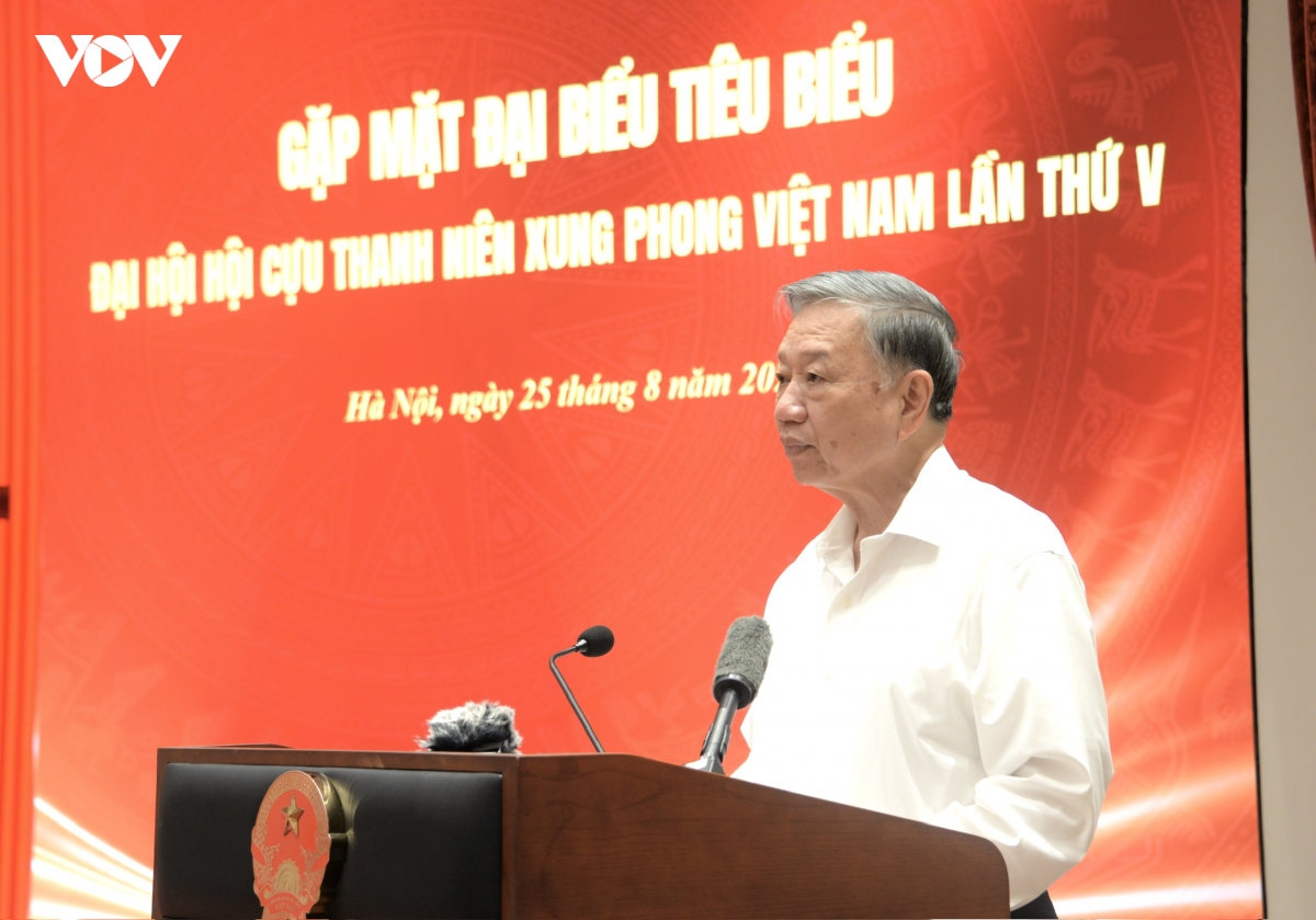 tong bi thu, chu tich nuoc to lam gap mat dai bieu tieu bieu cuu tnxp hinh anh 2