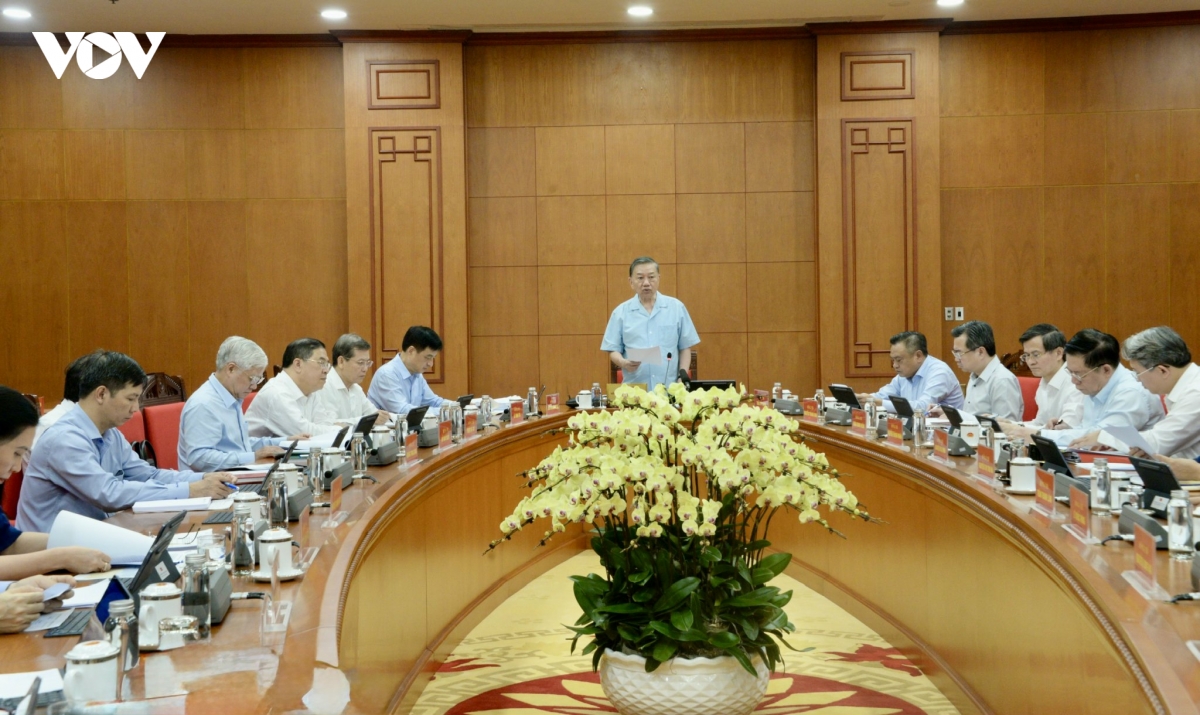 tong bi thu, chu tich nuoc lam viec ve De an tang cuong xay dung, chinh don Dang hinh anh 2