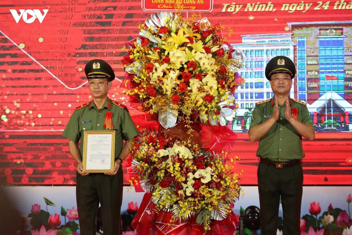 thanh lap truong van hoa cong an nhan dan iv tai tay ninh hinh anh 2