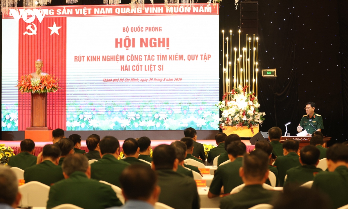 bo quoc phong rut kinh nghiem trong tim kiem, quy tap hai cot liet si hinh anh 1