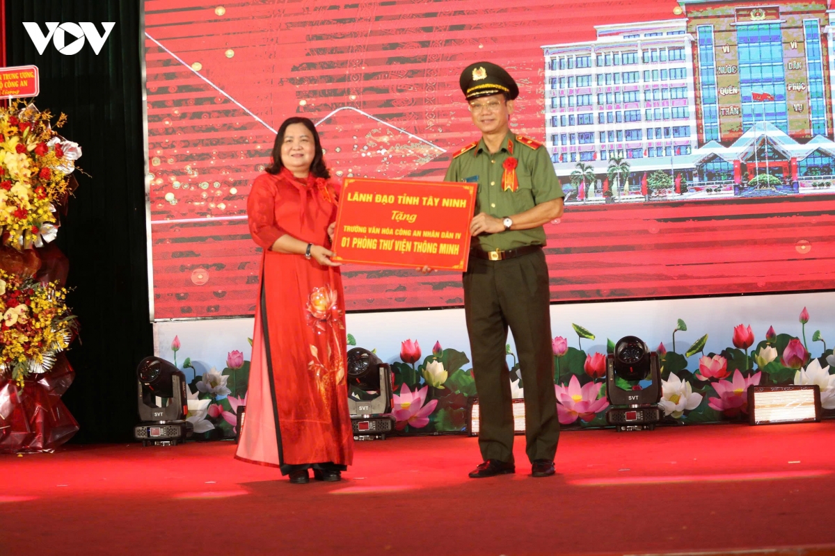thanh lap truong van hoa cong an nhan dan iv tai tay ninh hinh anh 3