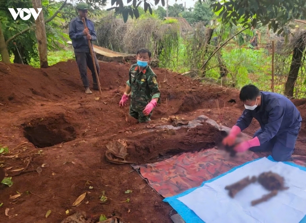 Doi k52, gia lai phat hien va quy tap 6 hai cot liet si tai ia boong hinh anh 1