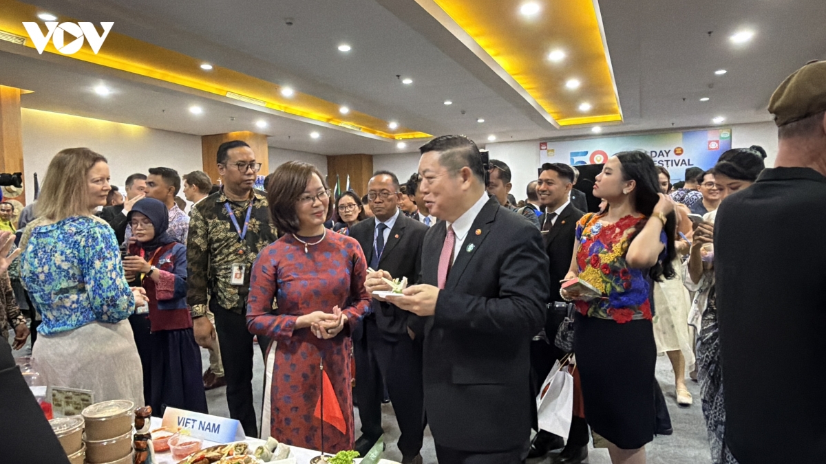 asean ky niem 59 nam thanh lap Doan ket va tu cuong la suc manh hinh anh 2