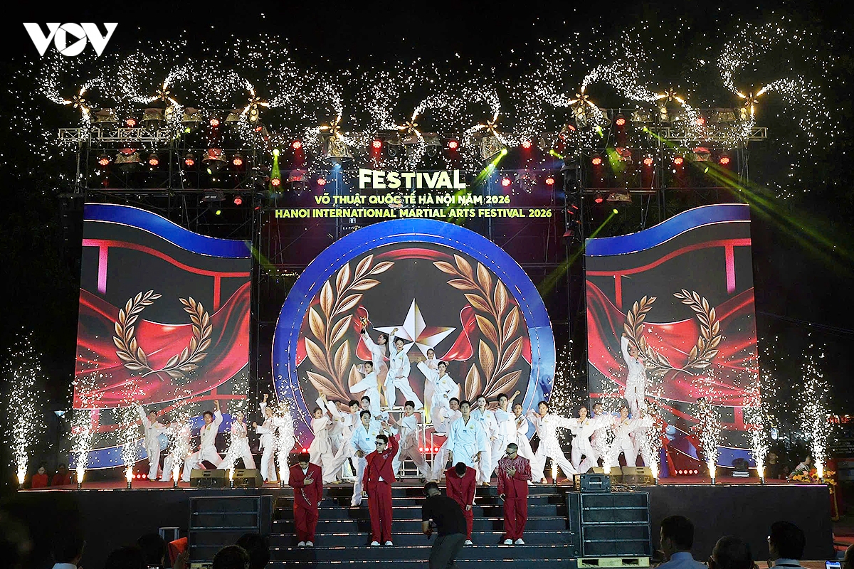 be mac festival vo thuat quoc te ha noi 2026 hao khi thang long, tinh hoa vo viet hinh anh 1
