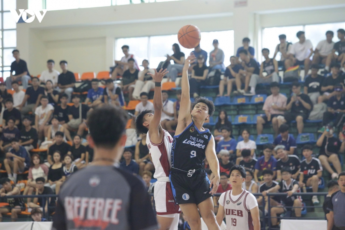 khai mac vong loai khu vuc mien bac mon bong ro Dai hoi the thao sinh vien 2026 hinh anh 10