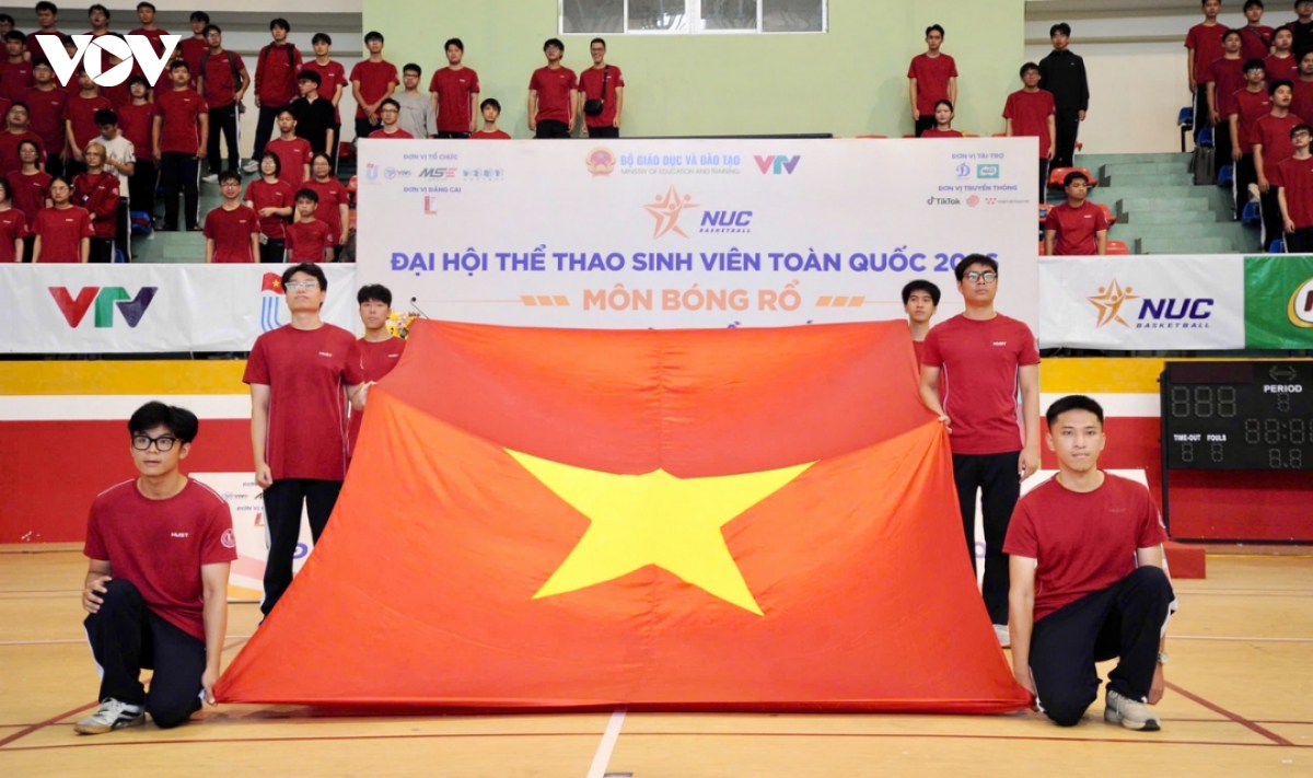 khai mac vong loai khu vuc mien bac mon bong ro Dai hoi the thao sinh vien 2026 hinh anh 4