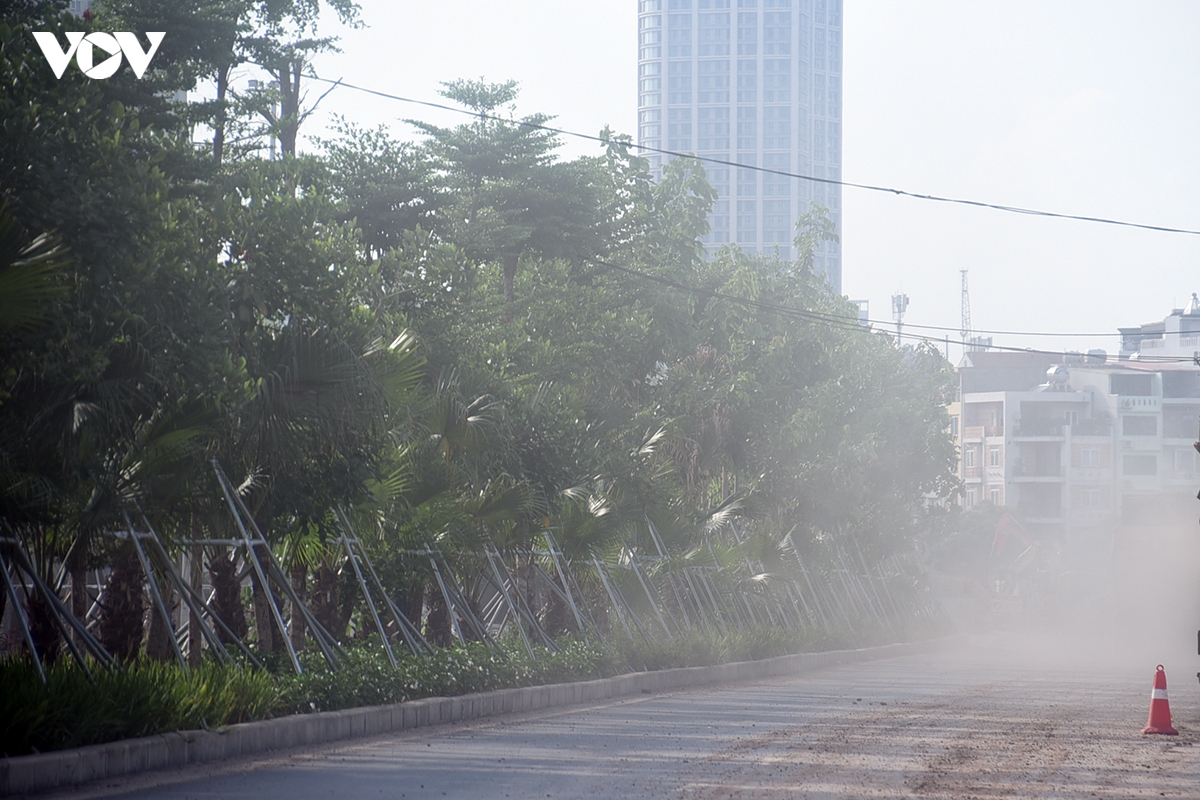 vanh dai 2,5 vua hoan thien da thanh duong van chuyen dat, bui phu nha dan hinh anh 12