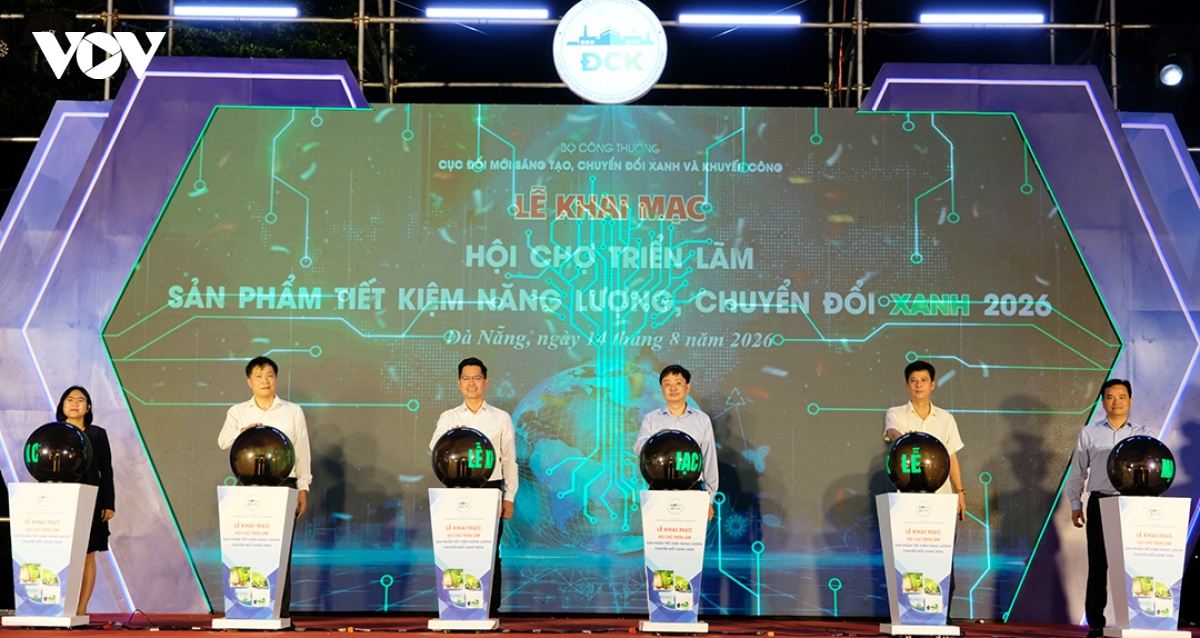 Khai mạc Hội chợ triển lãm sản phẩm tiết kiệm năng lượng và chuyển đổi xanh 2026