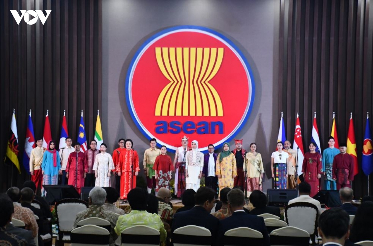 asean ky niem 59 nam thanh lap Doan ket va tu cuong la suc manh hinh anh 1