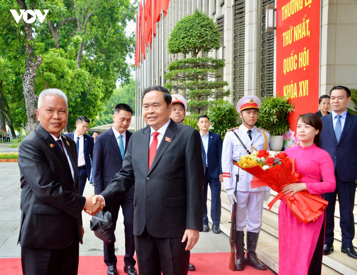 chu tich quoc hoi tran thanh man hoi dam chu tich ha vien thai lan hinh anh 1