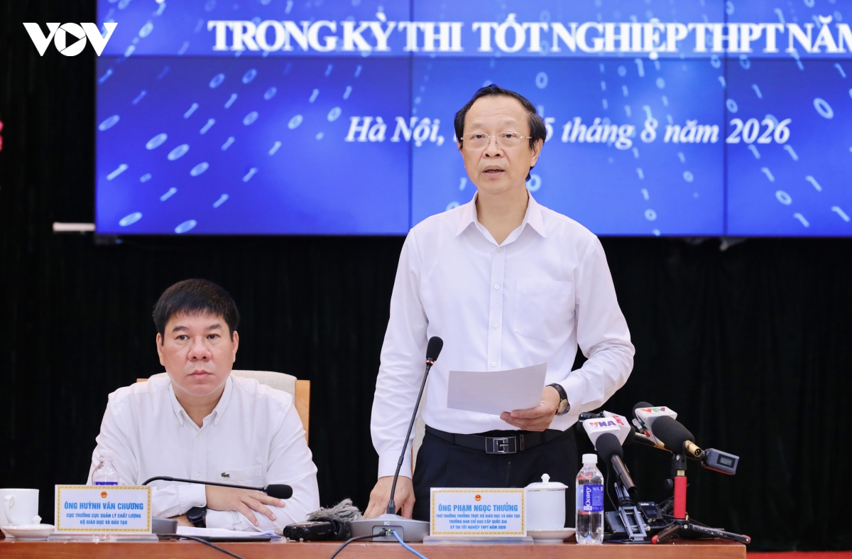 sau vu diem thi chuyen tuyen quang, bo gd Dt tang cuong giam sat ky thi tot nghiep hinh anh 1