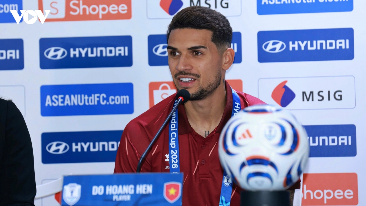 Hoàng Hên khẳng định tình yêu với đất nước Việt Nam, quyết vô địch ASEAN Cup 2026
