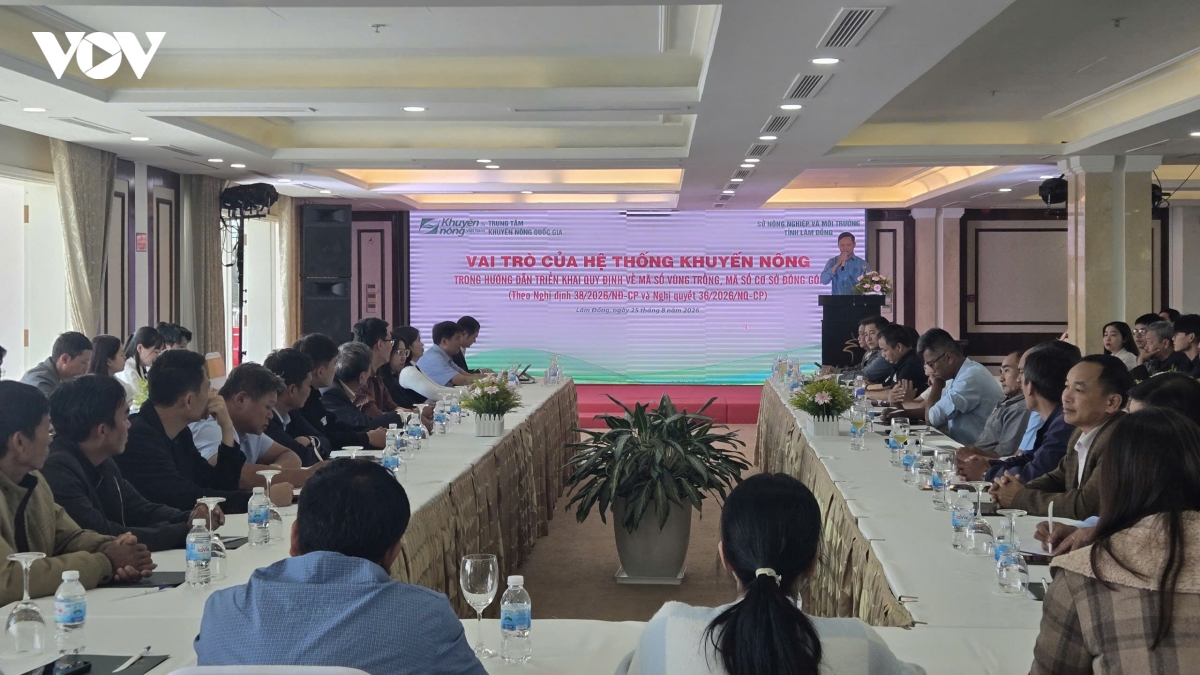 Dua ma so vung trong vao chuoi san xuat, tieu thu nong san lam Dong hinh anh 1