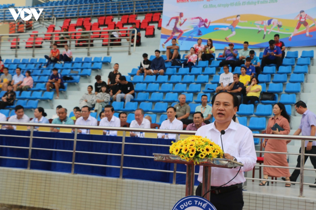 khai mac giai Dien kinh quoc gia u20, u23 hinh anh 1