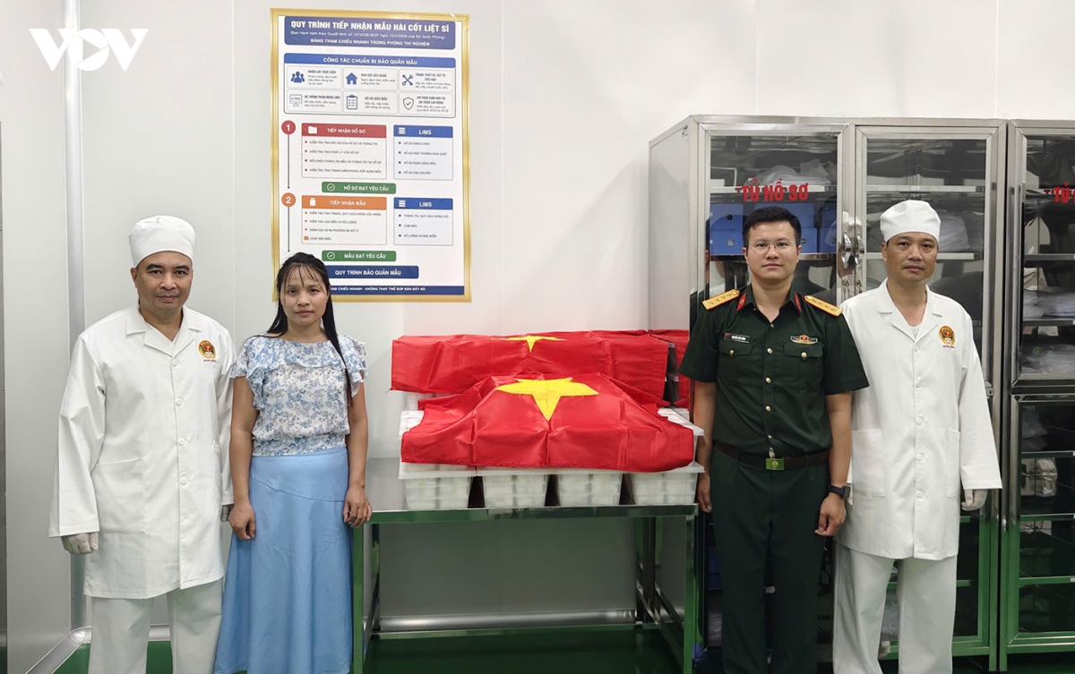 Dien bien ban giao dot 4 voi 876 mau hai cot liet si phuc vu giam dinh adn hinh anh 1