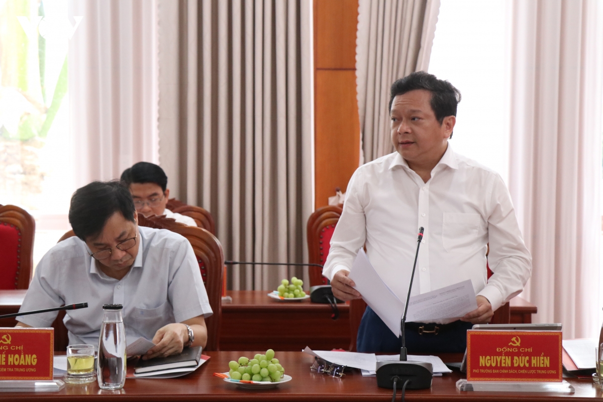 cong bo quyet dinh kiem tra, giam sat nam 2026 ban thuong vu tinh uy Dak lak hinh anh 1