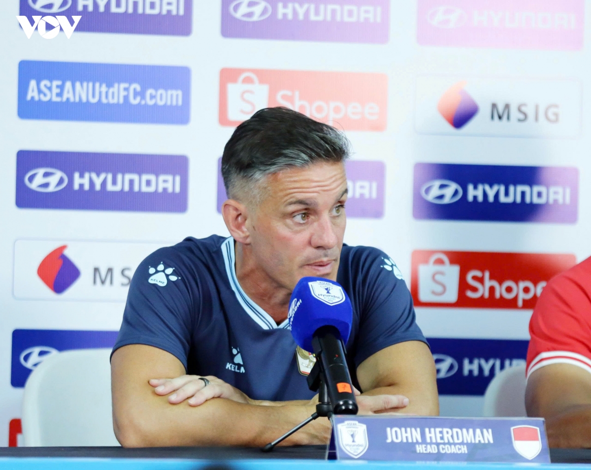 hlv john herdman indonesia se dung day sau that bai truoc viet nam hinh anh 1