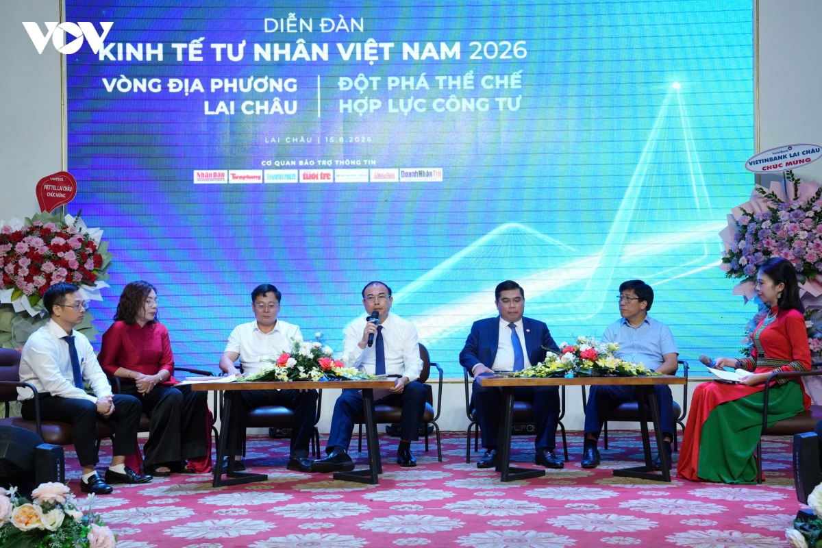 lai chau doi thoai, thao go diem nghen, tao dong luc cho kinh te tu nhan hinh anh 1