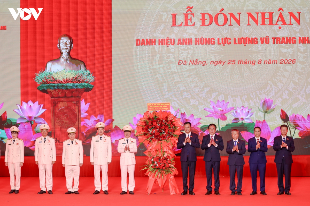 cong an tp. Da nang don nhan danh hieu anh hung luc luong vu trang nhan dan hinh anh 3
