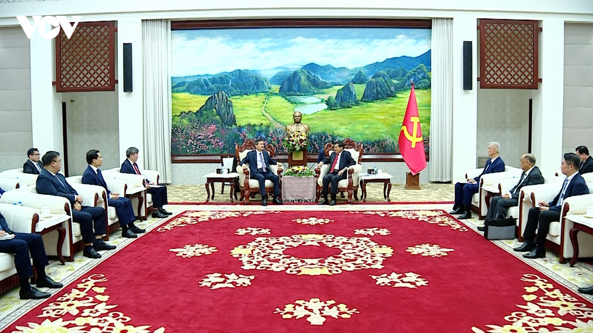 giam doc hoc vien chinh tri quoc gia ho chi minh tham va lam viec tai lao hinh anh 1