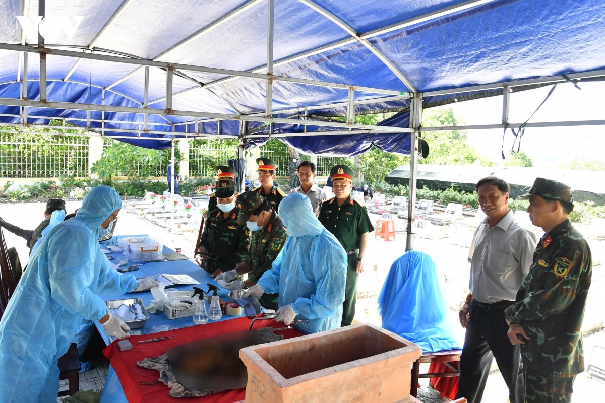 an giang, Dong thap day nhanh lay mau adn, xac dinh danh tinh liet si hinh anh 1