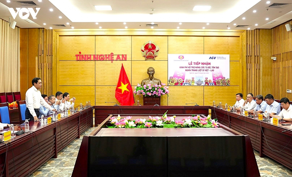 nang cap, ton tao nghia trang liet si viet - lao hinh anh 2