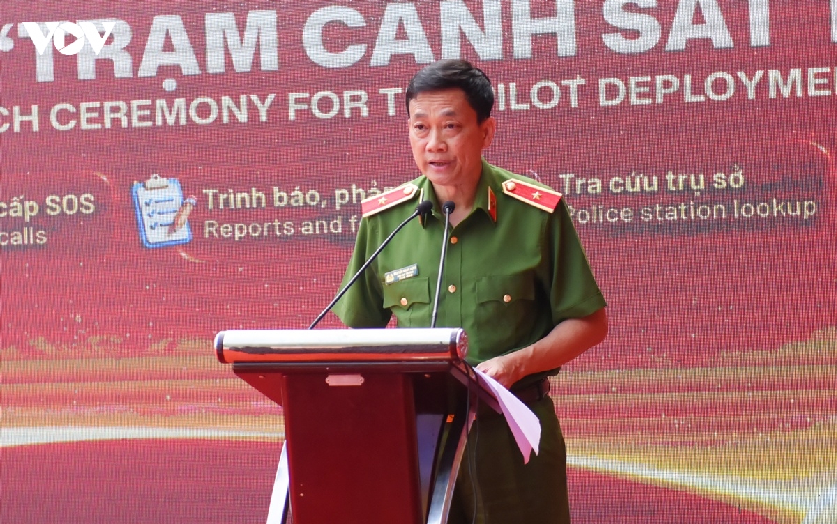 bo cong an ra mat tram canh sat thong minh hinh anh 1