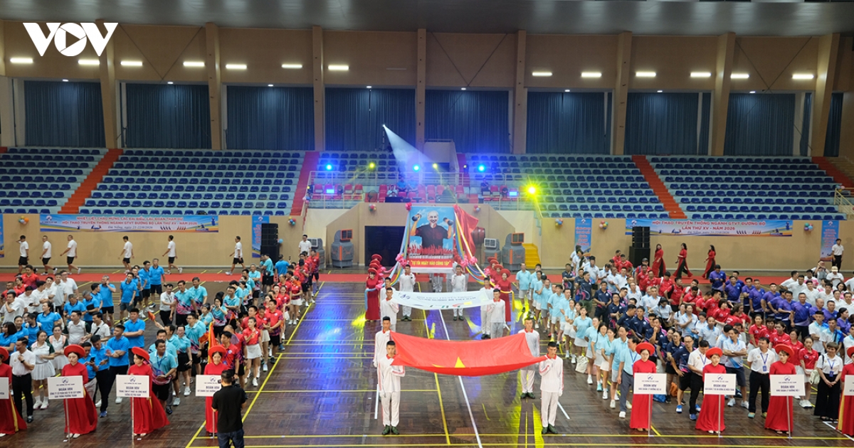gan 400 van dong vien du hoi thao truyen thong nganh gtvt duong bo hinh anh 1