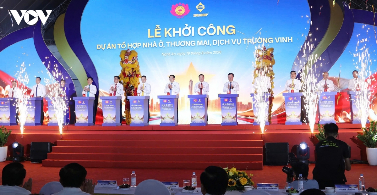 khoi cong to hop nha o, thuong mai dich vu hon 8.700 ty dong tai nghe an hinh anh 1