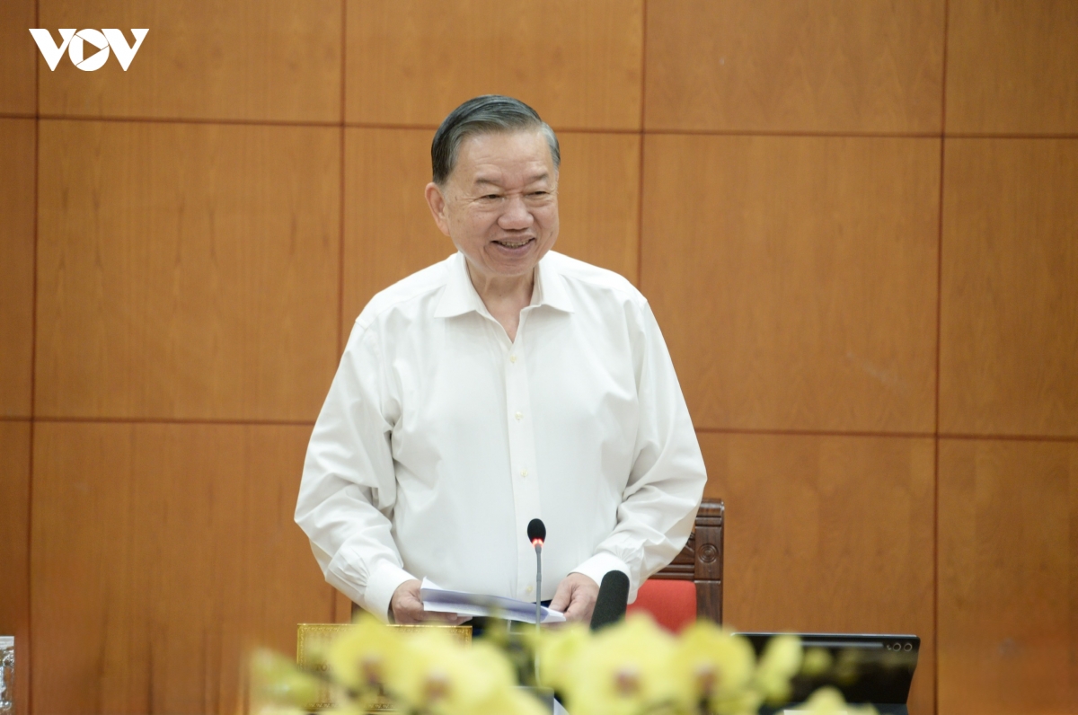 tong bi thu, chu tich nuoc to lam lam viec voi ban to chuc trung uong hinh anh 1