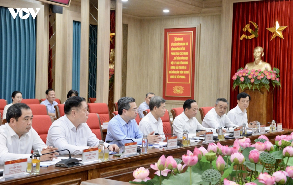 tong bi thu, chu tich nuoc lam viec voi hoc vien chinh tri quoc gia ho chi minh hinh anh 4