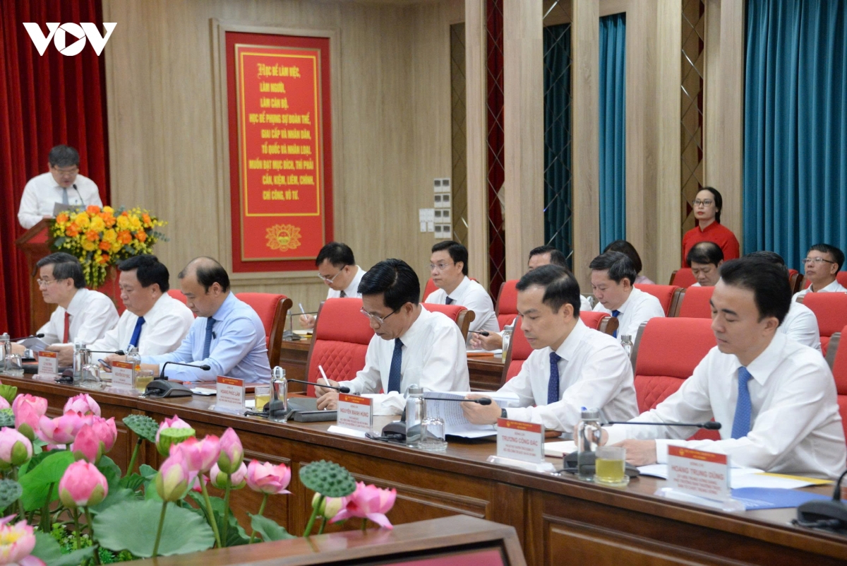tong bi thu, chu tich nuoc lam viec voi hoc vien chinh tri quoc gia ho chi minh hinh anh 5