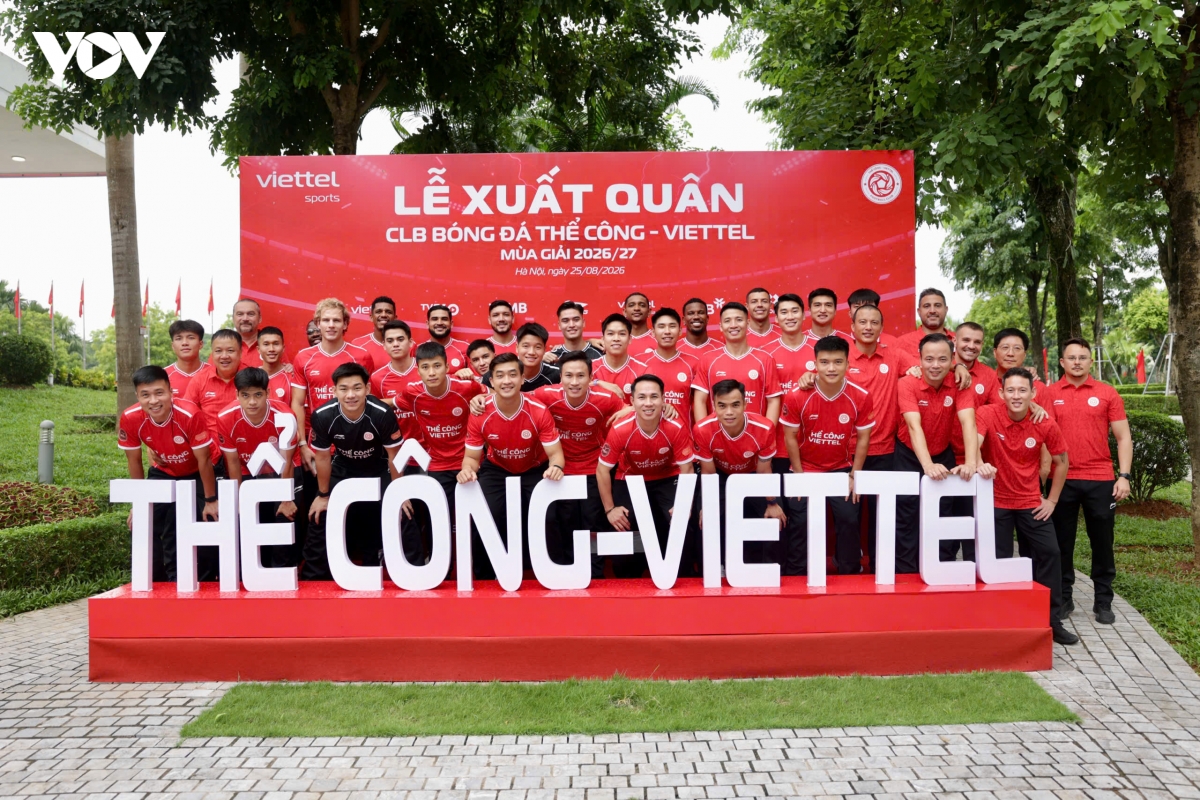 the cong viettel ra mat 11 tan binh, quyet vo dich v-league 2026 2027 hinh anh 1