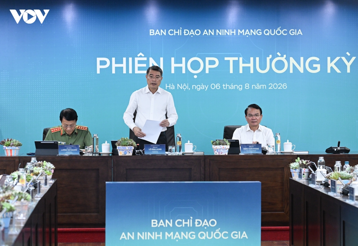 thu tuong le minh hung chu tri hop ban chi dao an ninh mang quoc gia hinh anh 2