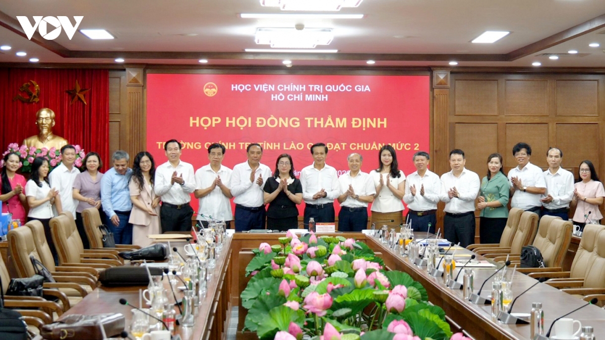 truong chinh tri tinh lao cai dat chuan muc 2 moc son dau tien cua ca nuoc hinh anh 1