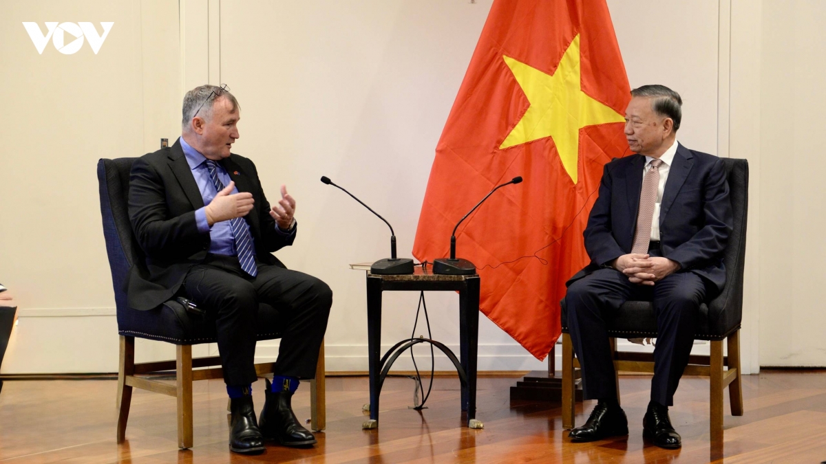 tong bi thu, chu tich nuoc to lam tiep lanh dao mot so doanh nghiep tai australia hinh anh 1