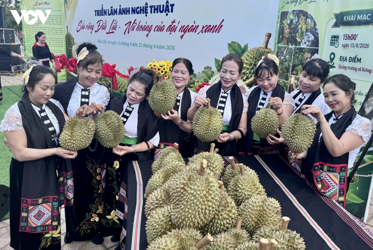 khai mac trien lam anh ve trong, cham soc va san xuat sau rieng o Dak lak hinh anh 2