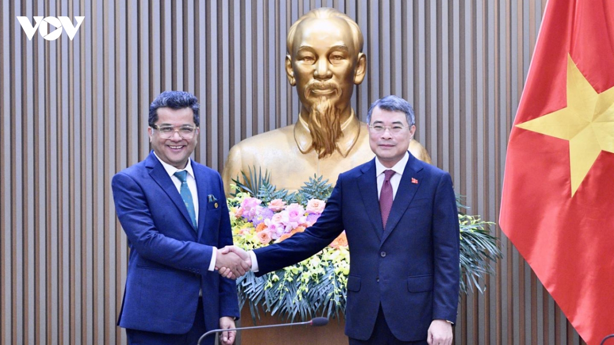 thu tuong chinh phu le minh hung tiep quoc vu khanh bo ngoai giao An Do hinh anh 1