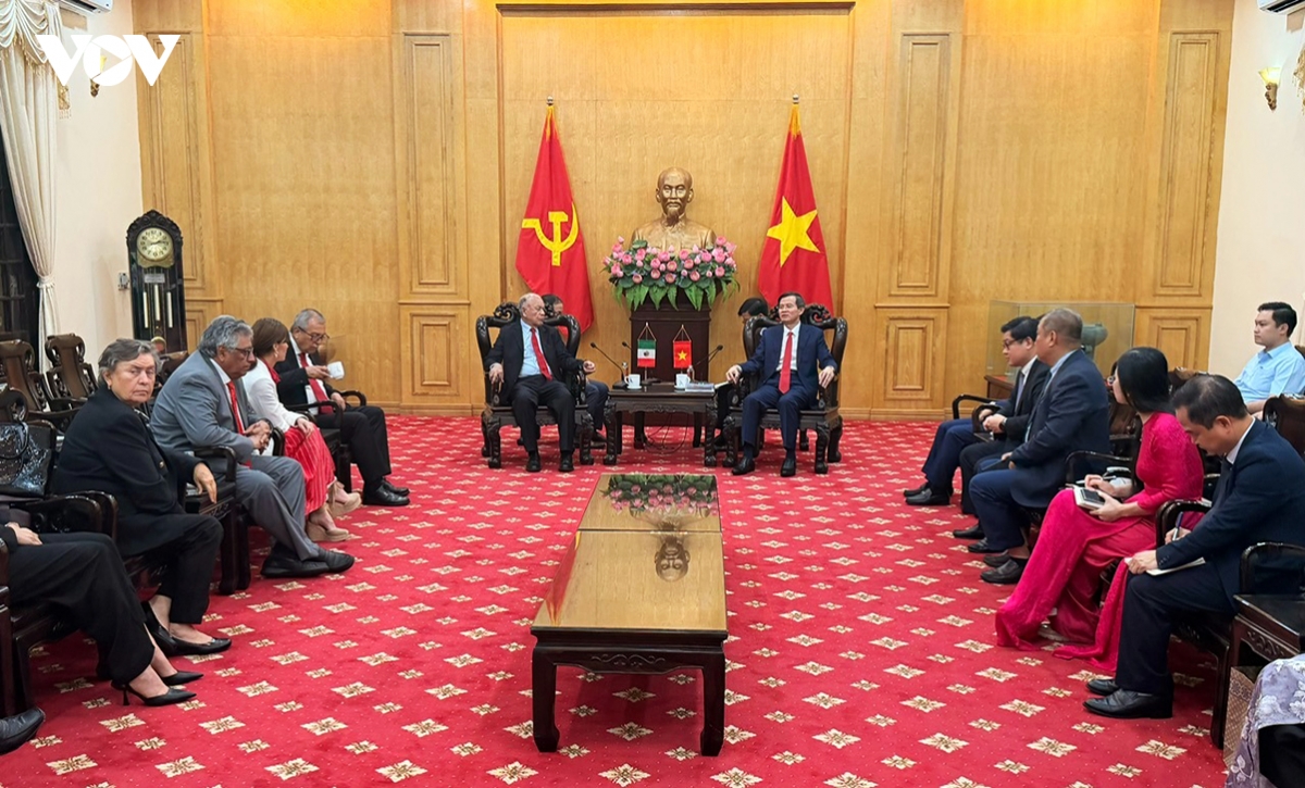 vietnam, mexican labour party expand exchanges on party building, cadre training picture 1